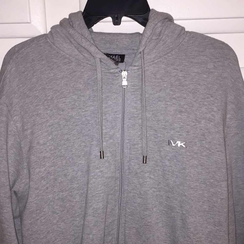 Michael Kors Grey Zip Up - Picture 2 of 5